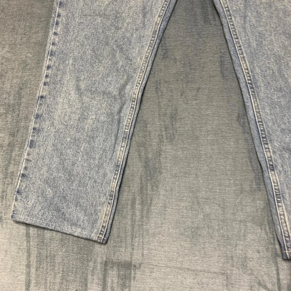 Lee Jeans Mens 40x32 Blue Denim Cotton Regular Fit Light Wash Straight Leg Cozy
